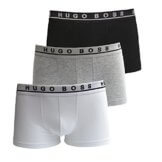 Hugo Boss 3er Pack enger Herren Boxer Shorts L Farbe 999 Farbmix Trunk Pant -