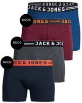 4er Pack JACK & JONES Herren Boxershorts Sense Trunks (X-Large (Herstellergröße: XL), 4er Pack Farbmix) -